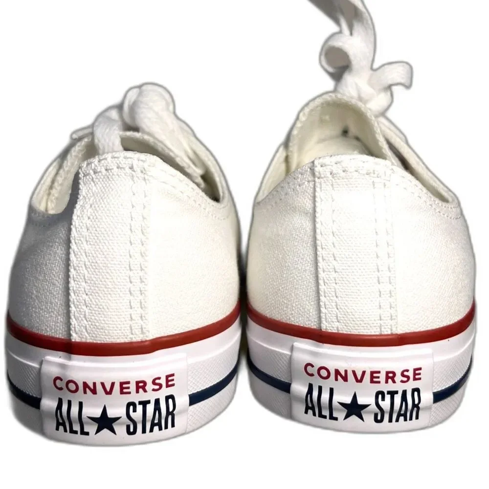 Converse Chuck Taylor All Star Unisex M-SZ7 W-SZ9 White Low Top Sneakers NEW - Picture 3 of 6